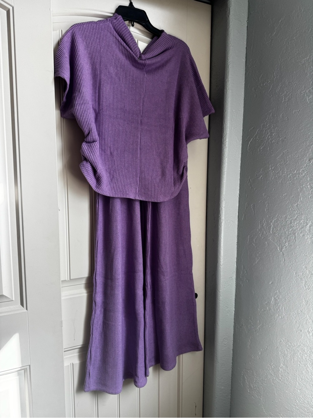 Knit Two-Piece Set - Purple